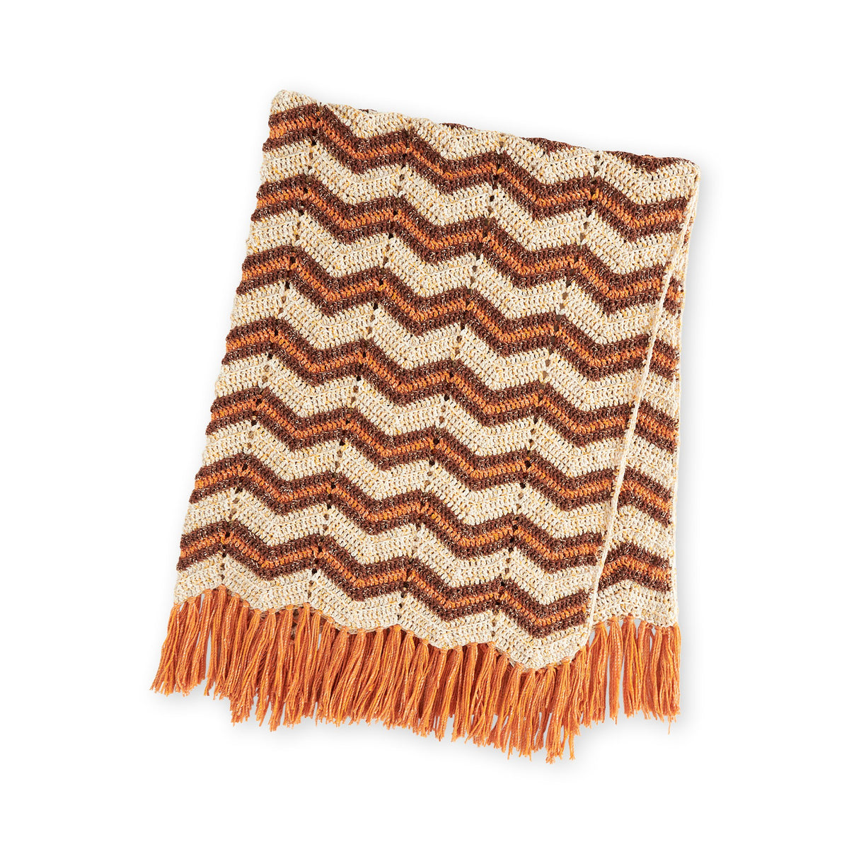 Crochet Blanket made in Bernat Lattice Yarn