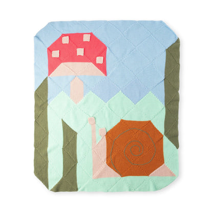 Bernat Fun-Guy Garden Crochet Blanket Crochet Blanket made in Bernat Super Value Yarn
