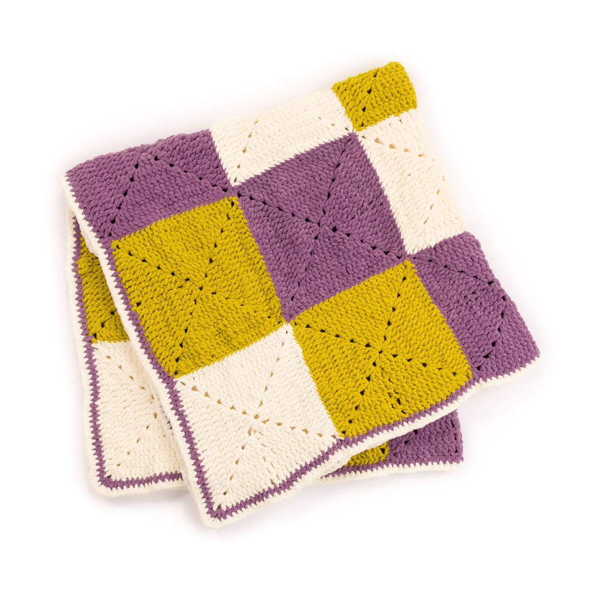 Crochet Blanket made in Bernat Blanket Yarn