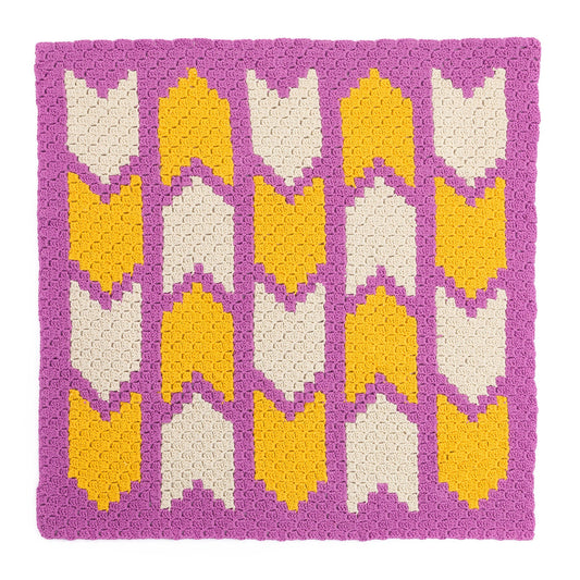 Crochet Blanket made in Bernat Maker Yarn
