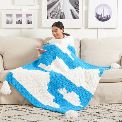 Bernat Sky’s the Limit Crochet Blanket Crochet Blanket made in Bernat Blanket,Blanket Brights Yarn