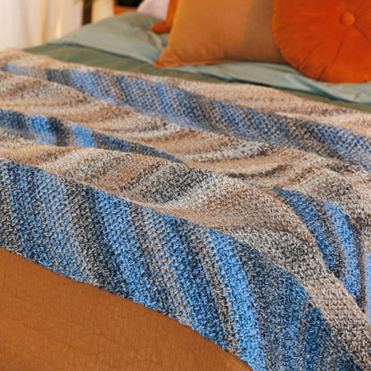 Bernat Barnwood Comfort Crochet Panel Blanket Bernat Barnwood Comfort Crochet Panel Blanket