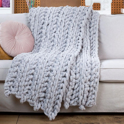 Bernat Blanket Big Herringbone Rib Blanket Bernat Blanket Big Herringbone Rib Blanket