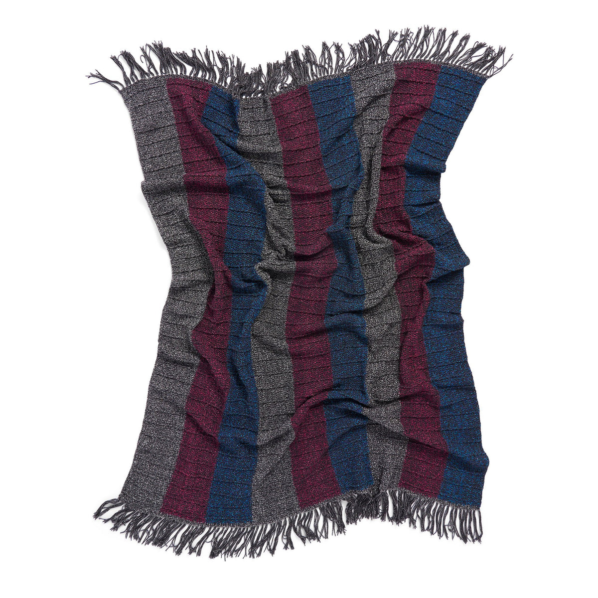 Bump In The Road Crochet Blanket made using Bernat yarn