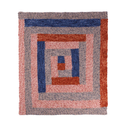 Bernat Crochet Log Cabin Quilt Blanket Crochet Log Cabin Quilt Blanket made using Bernat yarn