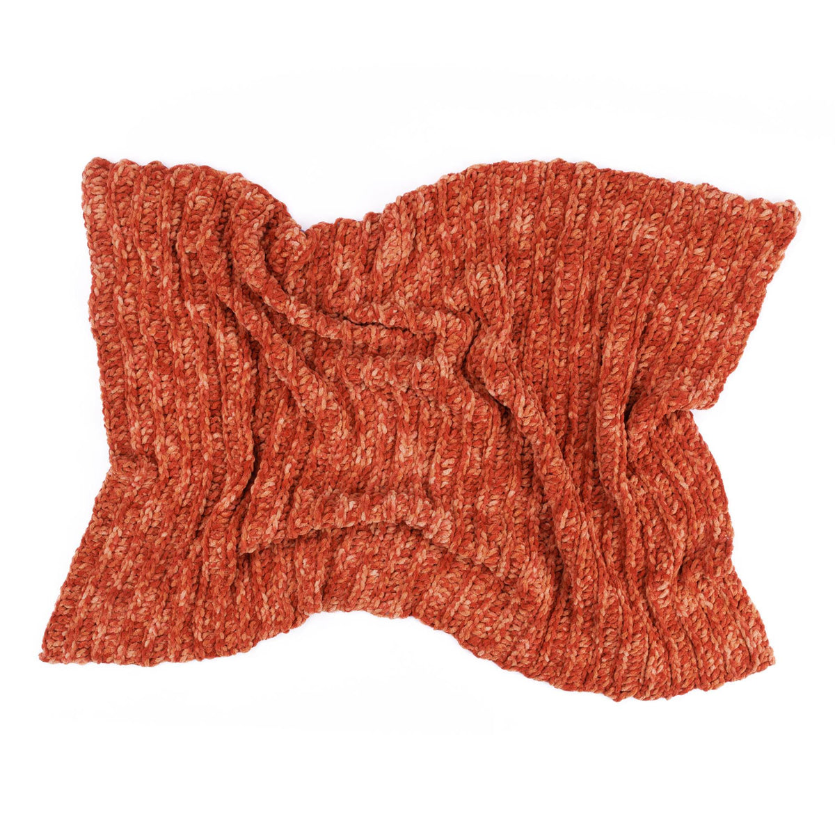Mist-Ical Crochet Ridges Throw made using Bernat yarn