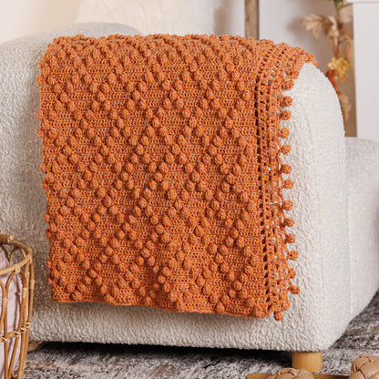Bernat Textured Diamond Crochet Throw Textured Diamond Crochet Throw made using Bernat yarn
