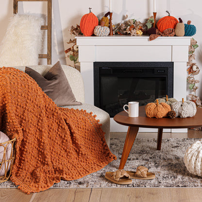 Bernat Textured Diamond Crochet Throw Textured Diamond Crochet Throw made using Bernat yarn