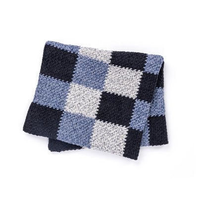 Bernat Checks & Balances Crochet Blanket Checks & Balances Crochet Blanket made using Bernat yarn