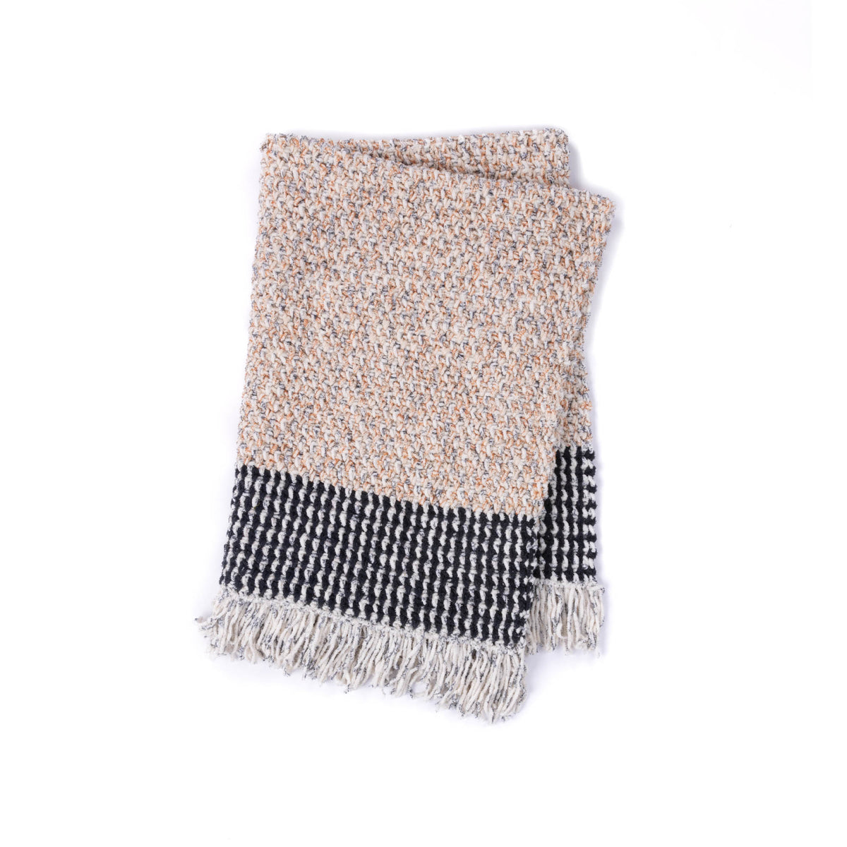 Weaving Ways Crochet Blanket made using Bernat yarn