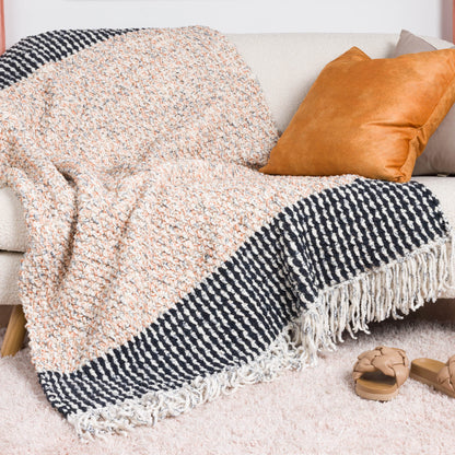 Bernat Weaving Ways Crochet Blanket Weaving Ways Crochet Blanket made using Bernat yarn