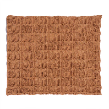 Bernat Embossed Faux-Miter Crochet Throw Embossed Faux-Miter Crochet Throw made using Bernat yarn