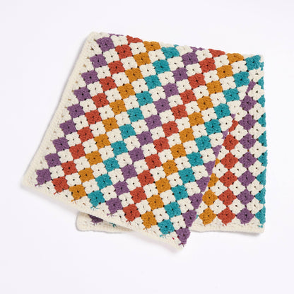 Bernat Diamond Delight Crochet Granny Blanket Diamond Delight Crochet Granny Blanket made using Bernat yarn