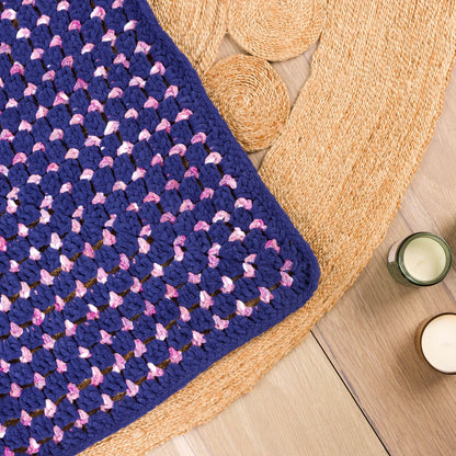 Bernat Crochet Brickwork Blanket Crochet Brickwork Blanket made using Bernat yarn