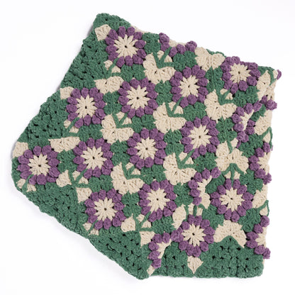 Bernat Flower Patch Crochet Blanket Flower Patch Crochet Blanket made using Bernat yarn