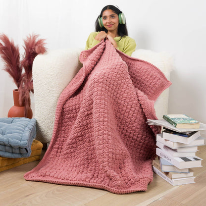 Bernat Cloud Stitch Crochet Blanket Cloud Stitch Crochet Blanket made using Bernat yarn