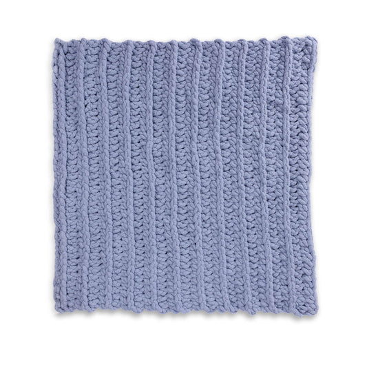 Big Ridges Crochet Blanket made using Bernat yarn