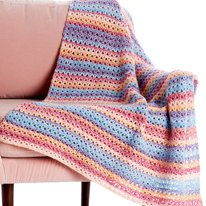 Bernat Rambling Crochet Lap Blanket Rambling Crochet Lap Blanket made using Bernat yarn