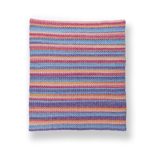 Rambling Crochet Lap Blanket made using Bernat yarn