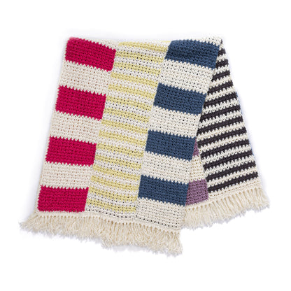 Bernat Cozy Colors Crochet Beach Blanket Cozy Colors Crochet Beach Blanket made using Bernat yarn