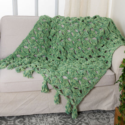 Bernat Budding Leaves Crochet Blanket Budding Leaves Crochet Blanket made using Bernat yarn