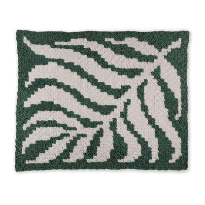 Bernat C2C Crochet Fern Frond Blanket C2C Crochet Fern Frond Blanket made using Bernat yarn