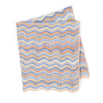 Bernat Rippled Puff Stitch Crochet Blanket Rippled Puff Stitch Crochet Blanket made using Bernat yarn
