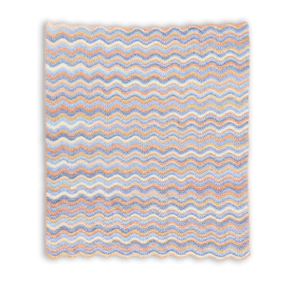 Bernat Rippled Puff Stitch Crochet Blanket Rippled Puff Stitch Crochet Blanket made using Bernat yarn