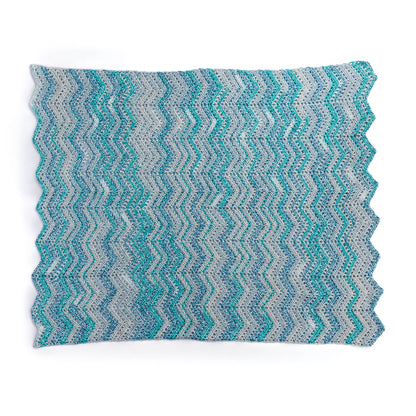 Bernat Eyelet Waves Crochet Blanket Eyelet Waves Crochet Blanket made using Bernat yarn