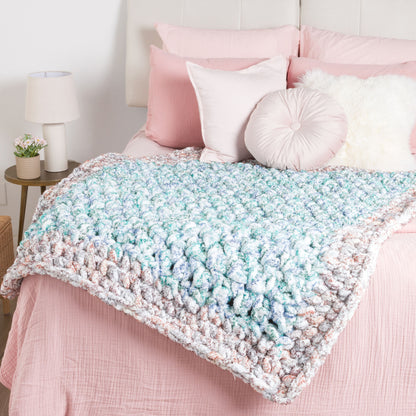 Bernat Framed Crochet Throw Framed Crochet Throw made using Bernat yarn