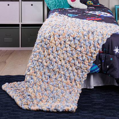 Bernat Big Texture Beginner Crochet Blanket Big textured crochet blanket made using Bernat yarn.