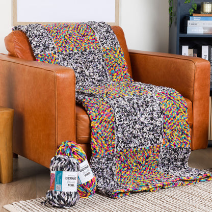 Bernat Vivid & Void Crochet Blanket Vivid & Void Crochet Blanket made using Bernat yarn