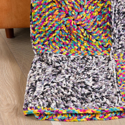 Bernat Vivid & Void Crochet Blanket Vivid & Void Crochet Blanket made using Bernat yarn