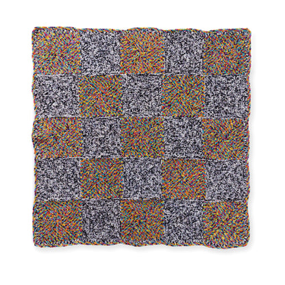 Bernat Vivid & Void Crochet Blanket Vivid & Void Crochet Blanket made using Bernat yarn