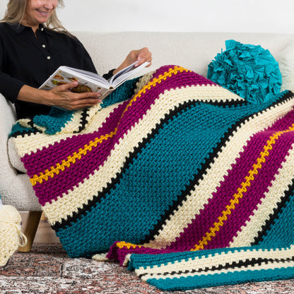 Bernat Crochet Class Act Blanket Crochet Class Act Blanket made using Bernat yarn