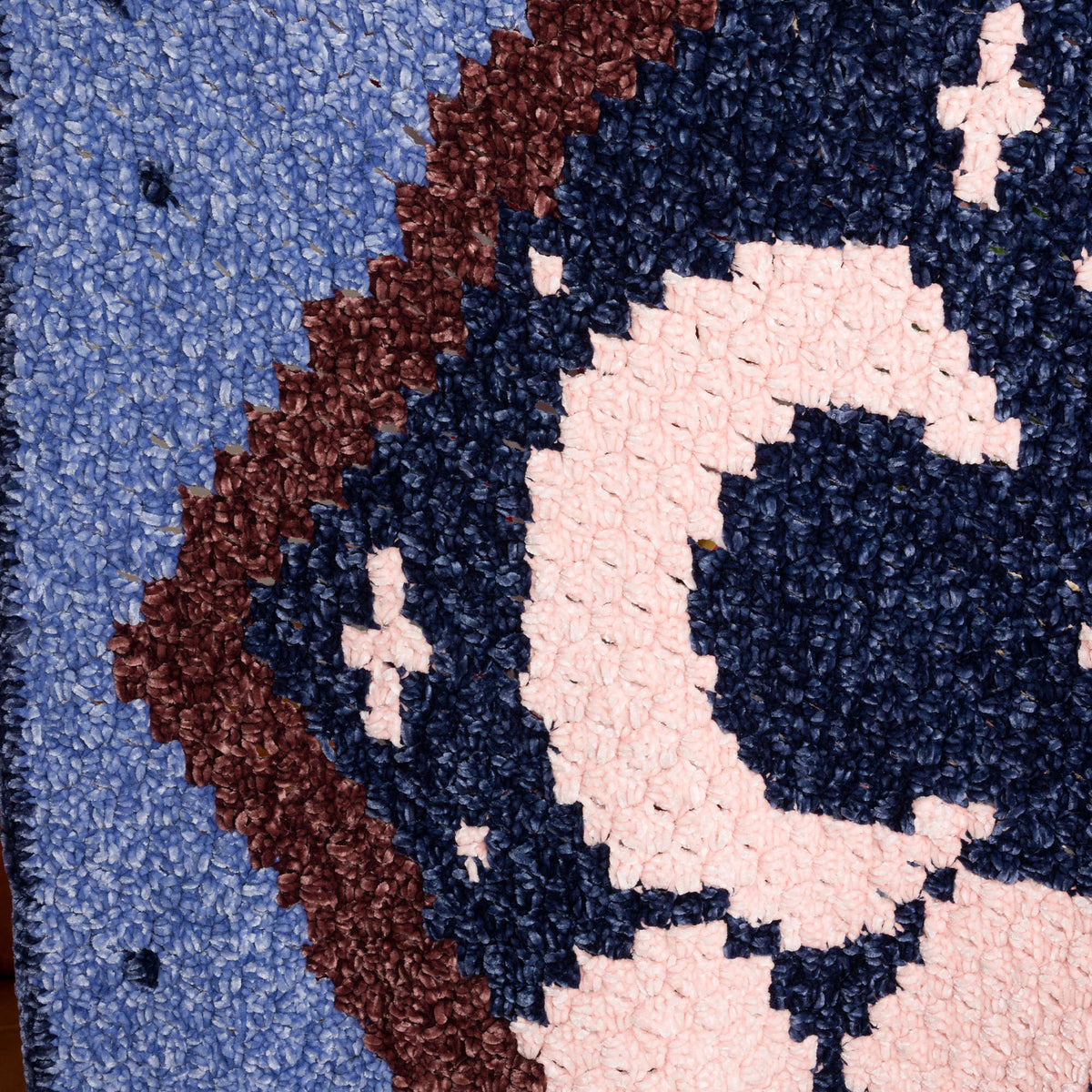 Moonlit View Crochet Blanket made using Bernat yarn