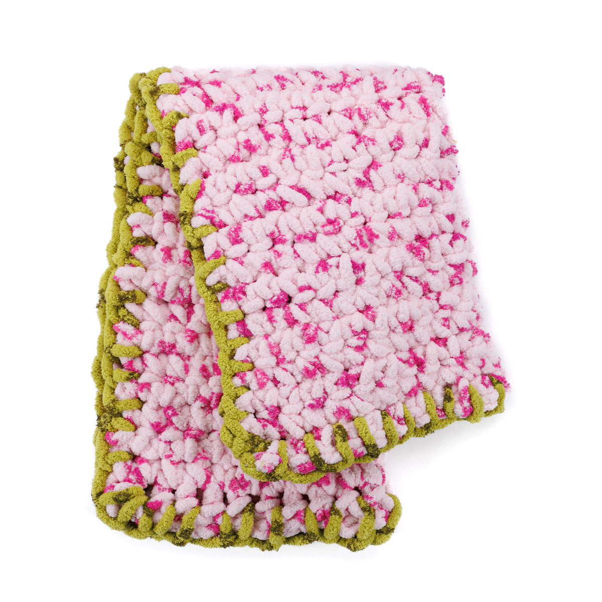 Cottage Spell Crochet Blanket made using Bernat yarn