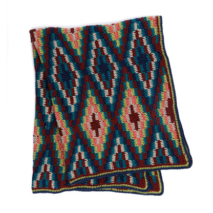 Bernat Diamond Dancer Crochet Blanket Diamond Dancer Crochet Blanket made using Bernat yarn
