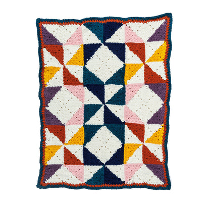 Bernat GeoSquares Crochet Blanket Geosquares Crochet Blanket made using Bernat yarn