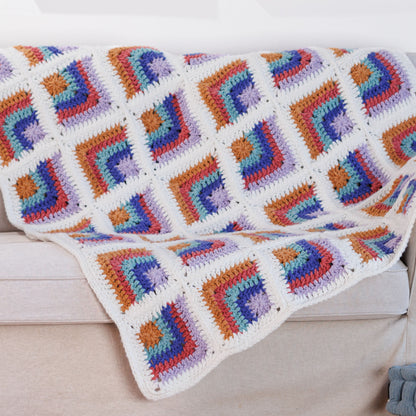 Bernat Bright Side Crochet Blanket Bright Side Crochet Blanket made using Bernat yarn