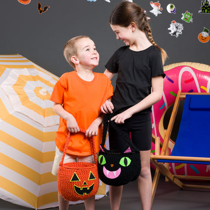Bernat Happy Hauntings Crochet Candy Baskets All Variants