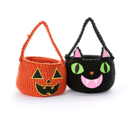 Bernat Happy Hauntings Crochet Candy Baskets All Variants