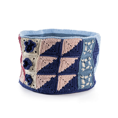 Bernat Crochet Quilt like Basket Bernat Crochet Quilt like Basket