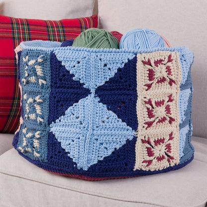 Bernat Crochet Quilt like Basket Bernat Crochet Quilt like Basket