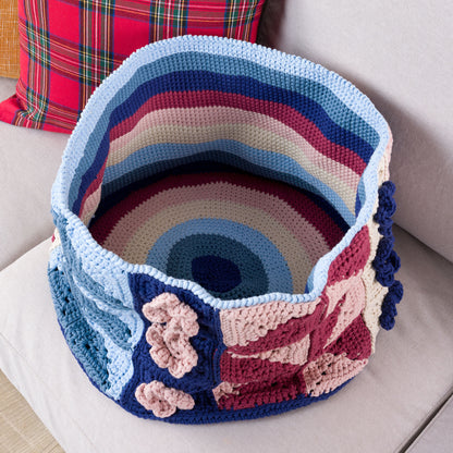 Bernat Crochet Quilt like Basket Bernat Crochet Quilt like Basket