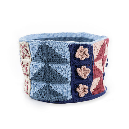 Bernat Crochet Quilt like Basket Bernat Crochet Quilt like Basket
