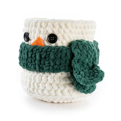 Bernat Crochet Snowman Basket Bernat Crochet Snowman Basket
