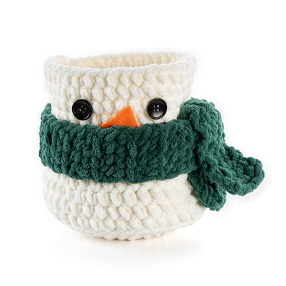 Bernat Crochet Snowman Basket Bernat Crochet Snowman Basket