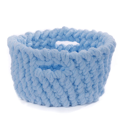 Bernat Crossed Stitch Crochet Basket Crossed Stitch Crochet Basket made using Bernat yarn