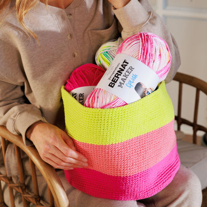 Bernat Crochet Chroma Basket Crochet Chroma Basket made using Bernat yarn